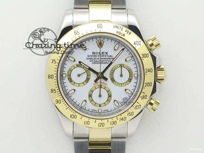 MiroTime 0511 DateJust 31 278383RBR THBF 1:1 Best Edition 904L Steel White Roman Dial Diamonds Bezel on SS YG Oyster Bracelet HZ Cal. Minimalist 44